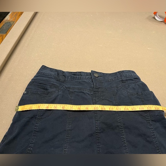 Lucky Brand black denim midi skirt 12 - Picture 4 of 13